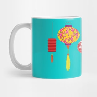 Vietnamese lanterns Mug